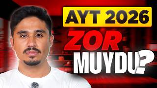 AYT 2026 Zor muydu? | Yığılma? | Sıralamalar ne olur?