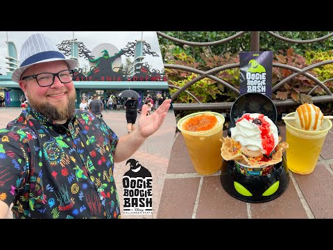 Disney’s Oogie Boogie Bash 2022 | Disney Villains & Spooky Snacks | Disney California Adventure Park