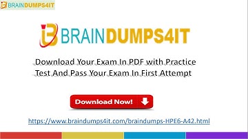 Download HPE6-A42 Dumps Questions