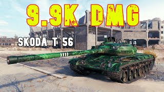 World of Tanks Škoda T 56 - 6 Kills 9,9K Damage