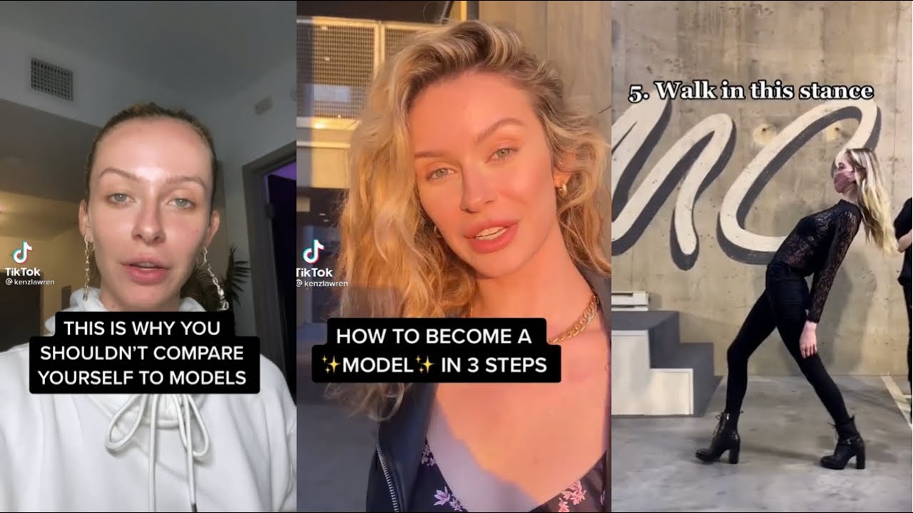 Modeling TikTok Compilation - YouTube