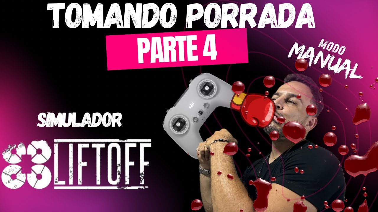 Como Voar Drone FPV pelo simulador Liftoff Parte 4 DJI FPV Controller 3
