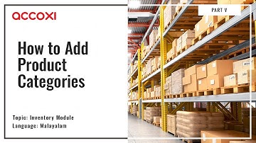 How to Add Product Categories? (Malayalam) | Billing & Inventory Software | Accoxi