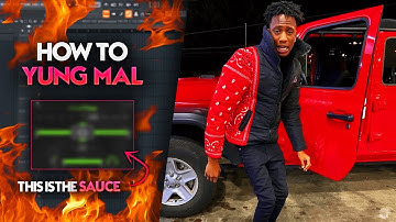 How To Make CRAZY DARK Beats for YUNG MAL | FL Studio 21 Tutorial 2023