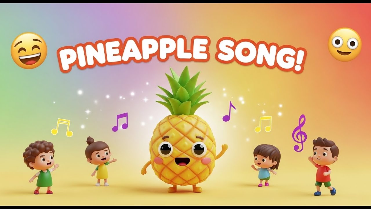 Pineapple Song for Kids 🍍🎵 | Fun Fruit Song - YouTube