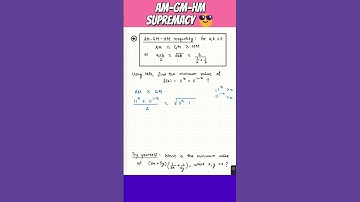 Have you ever tried AM-GM-HM inequality for maxima/minima? 🤔🤔 #inequality #calculus #education #cuet