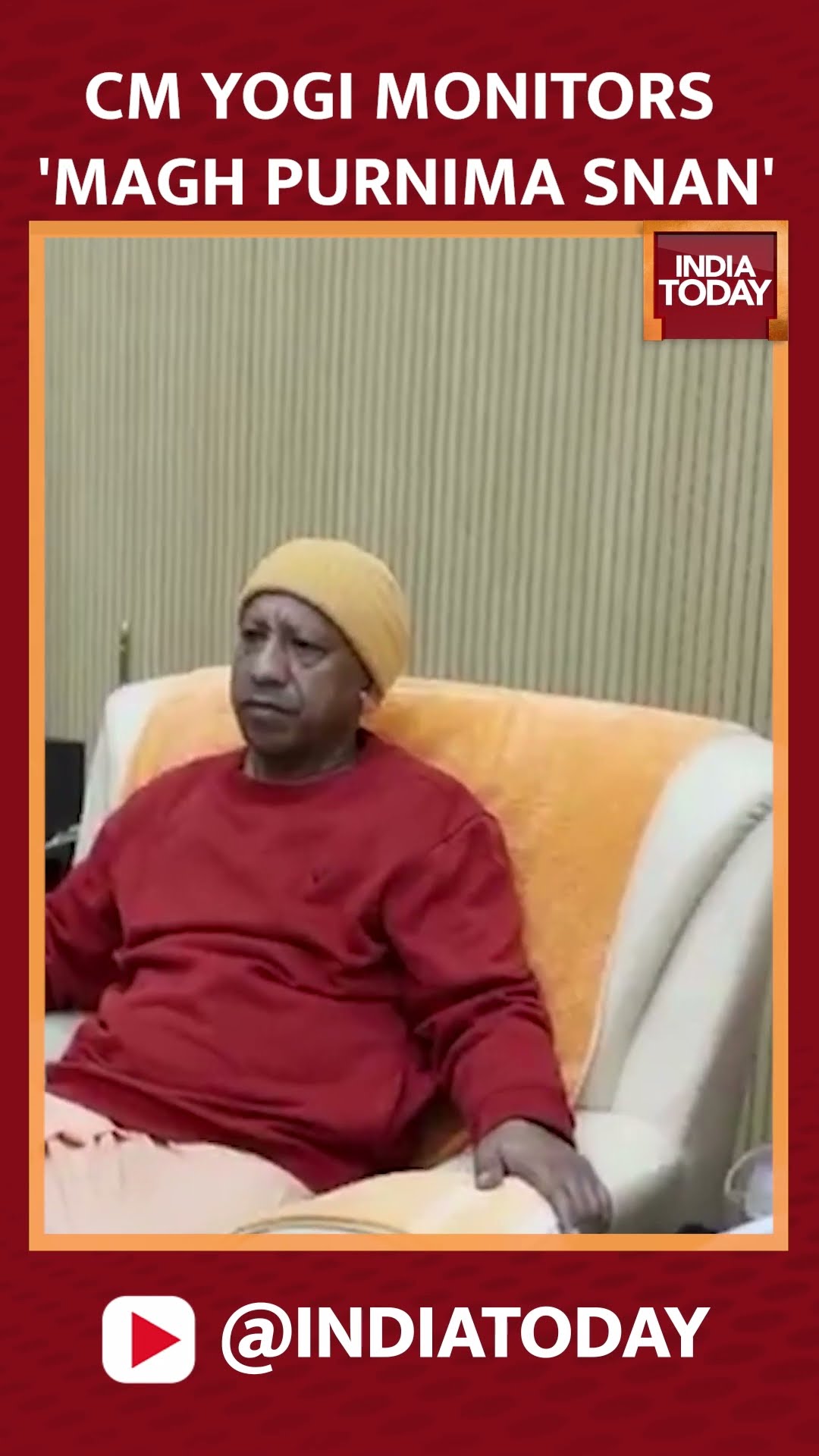Uttar Pradesh CM Yogi Adityanath Monitors Arrangements In Maha Kumbh On Magh Purnima | #shorts