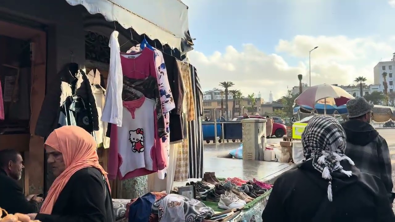 المحج الملكي المدينة القديمة موحى وسعيد زنقة الدالية باب مراكش السوق النمودجي قبل الهدم للذكرى 