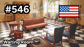#546 🇺🇸 (📕2-📄10-1) - Waiting Room - June's Journey