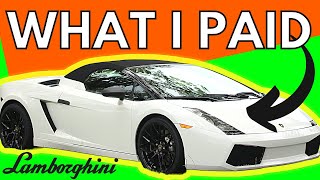 Is A Salvage Lamborghini Really That Cheap?
