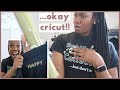 VLOG (I AM SHOOK) I used CRICUT Everyday Easy On Vinyl in my Silhouette Cameo 4 | New Experiment