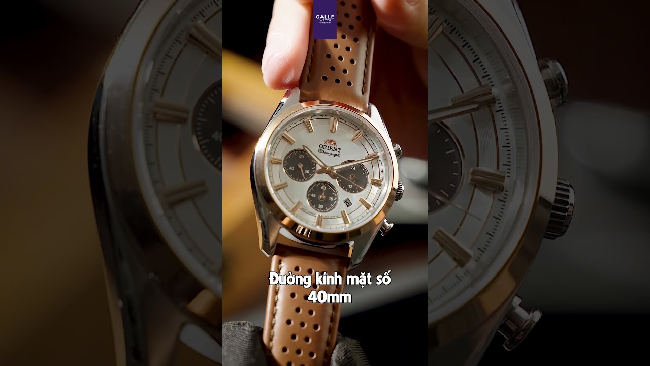 Đồng hồ mang phong cách thể thao và hoài cổ Orient Contemporary Chronograph Powered RA-TX0306S10B