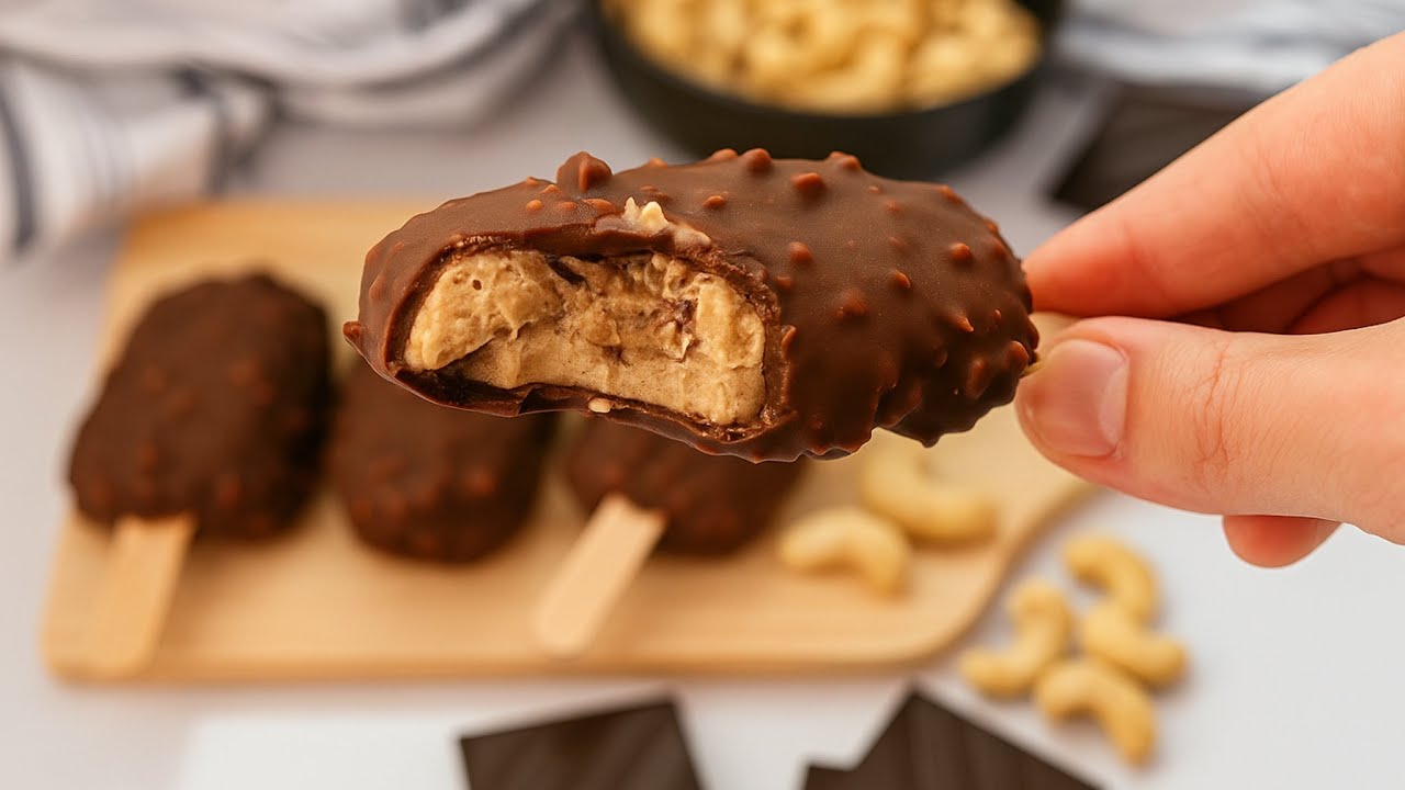 Healthy MAGNUM ! Dairy-Free, Sugar-Free, Guilt-Free -Vegan Ice Cream Bars!”