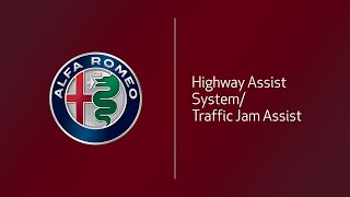 Highway Assist System/Traffic Jam Assist | How To | 2021 Alfa Romeo Stelvio