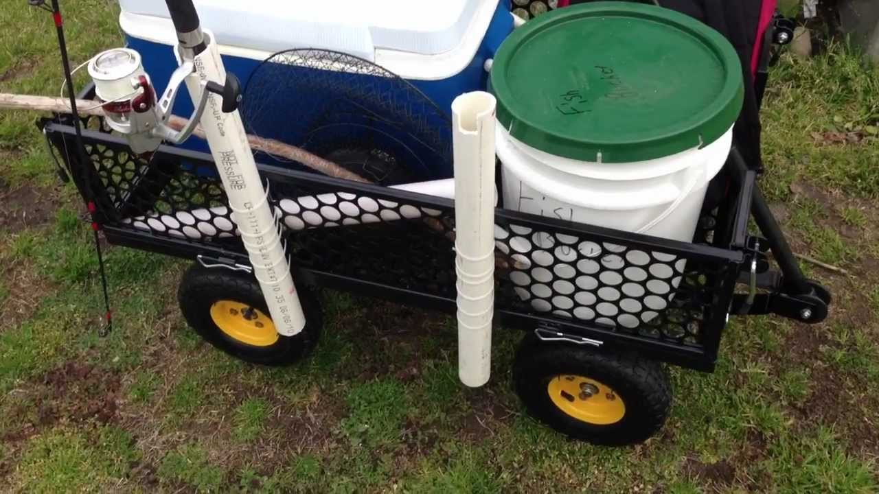 Homemade Fishing Cart 