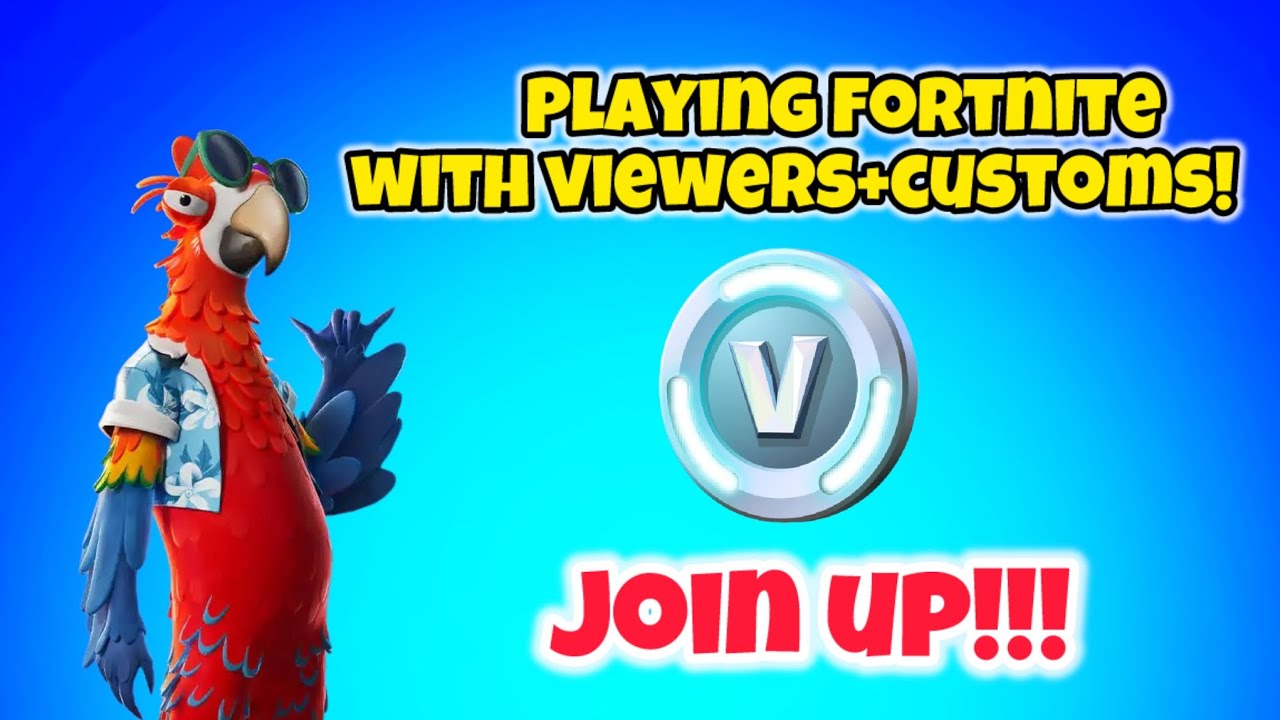 Playing FORTNITE with VIEWERS!!! (New Fortnite Game!!!)