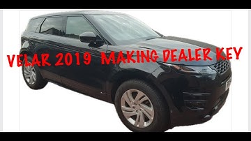 VELAR 2019 RANGE ROVER MAKING DEALER KEY(ENCRYPTED KVM) HOW TO UNLOCK-XDNP16
