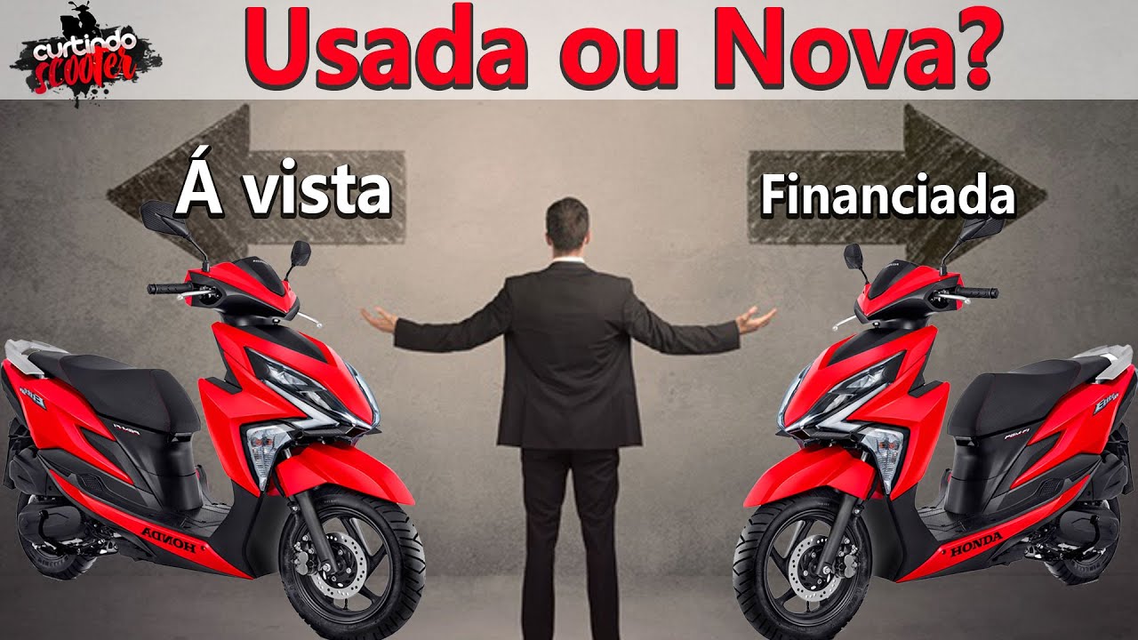 Comprar Nova ou Usada? À vista ou Financiada Moto/Scooter Honda Elite