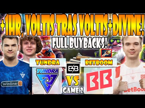 TUNDRA VS BETBOOM BO2[GAME 2]DYRACHYO, BZM, 33 VS PURE, GPK - DREAMLEAGUE SEASON 25 - DOTA 2