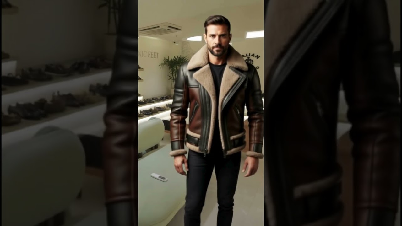 Pure Italian Leather Jackets by Italian shoes company 