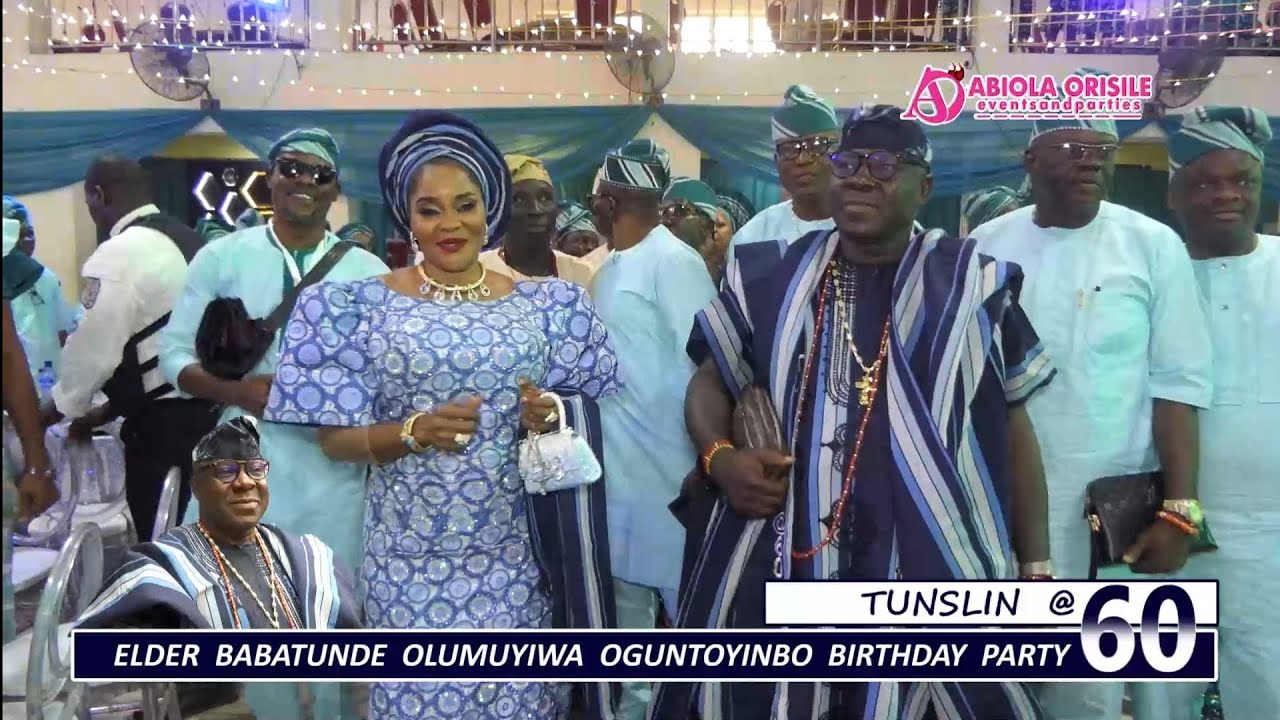 Tunslin @ 60; See how Popular Bizman Elder Babatunde Oguntoyinbo celebrate birthday in grand style.