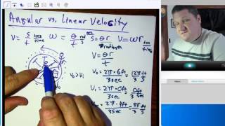 trig angular linear velocity