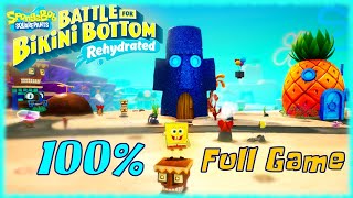 SpongeBob Battle for Bikini Bottom Rehydrated - Longplay 100% Full Game Walkthrough [No Commentary]