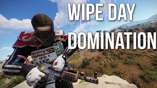 Rust - DOMINATING WIPE DAY! (PVP & Highlights)