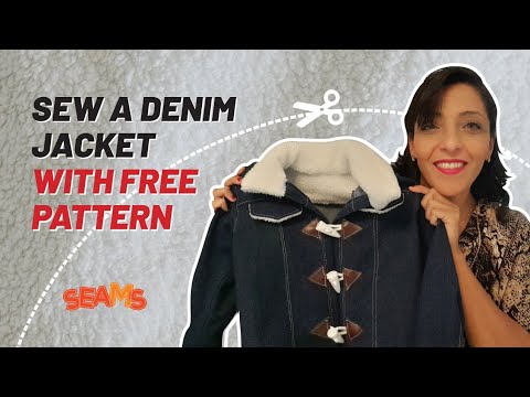 DENIM JACKET| Pattern making tutorial | how to make pattern for denim ...
