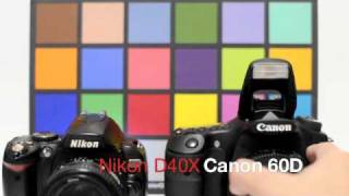 Pop-up flash || Canon EOS 60D VS. Nikon D40X