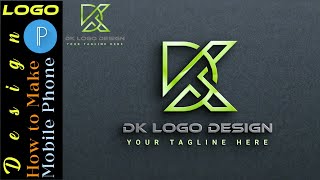 Dk Or Kd Logo Design Pixellab Tutorials How To Make Dk Logo Design In Mobile Phone