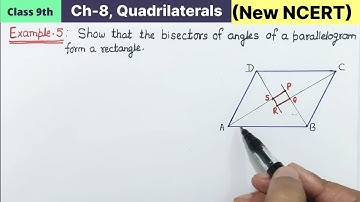 Class 9th Chapter 8 Quadrilaterals example 5 New NCERT  Maths CBSE pattern