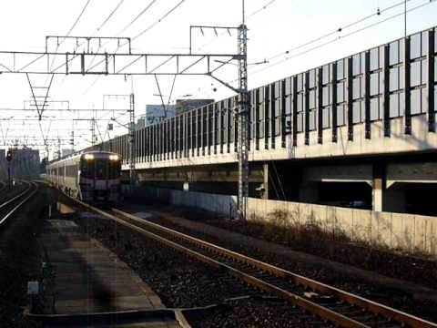 キハ189系6両の特急「かにカニはまかぜ」塚本駅通過　2011/2/13
