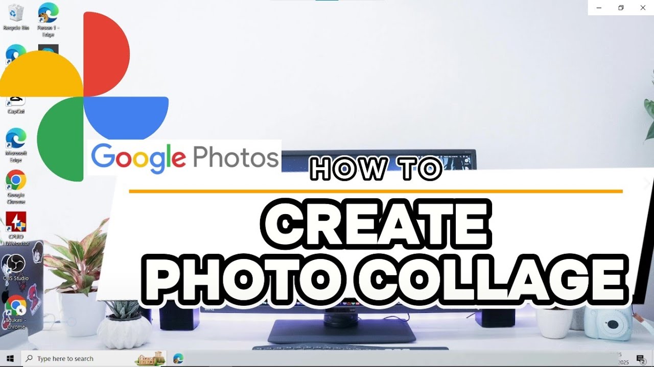 How To Create Photo Collage In Google Photos On Computer - YouTube