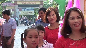 lễ đón bằng công nhận trường tiểu học Giang Sơn Đông đạt chuẩn quốc gia mức độ 2