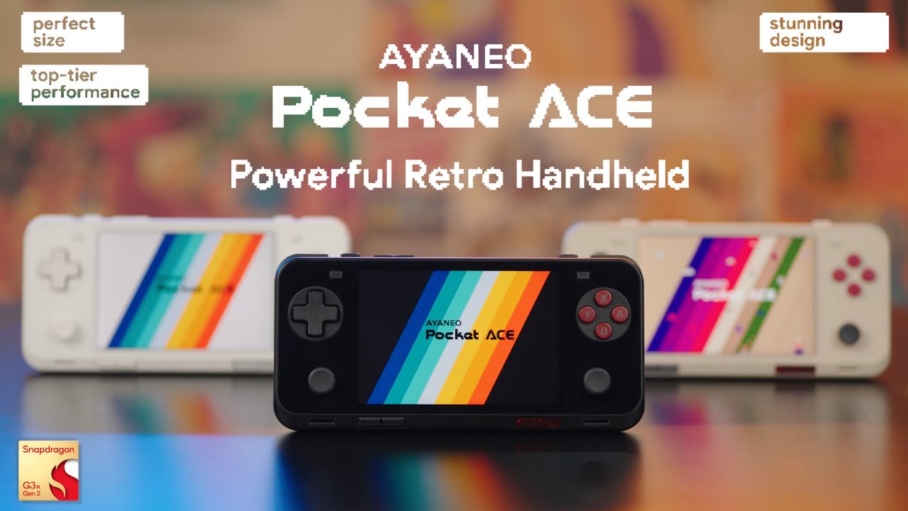 🎮 AYANEO Pocket Ace – เครื่องเกมเรโทรที่ทันสมัยที่สุด!