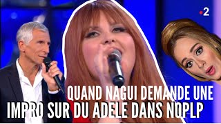 Quand Nagui m’a fait chanter du Adèle en impro à la télé!! 🤩 #noplp#rollinginthedeep