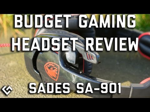 BUDGET GAMING HEADSET REVIEW // Sades SA-901