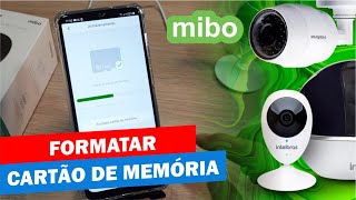 CÂMERA MIBO COMO FORMATAR CARTÃO DE MEMÓRIA E APAGAR IMAGENS