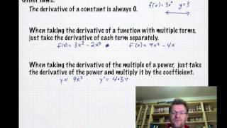 4.3 Elementary Differentiation Rules (Calculus 30)