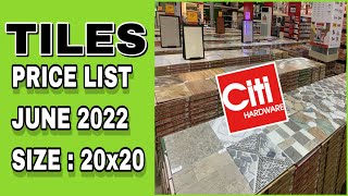 CITI HARDWARE - TILES 20x20