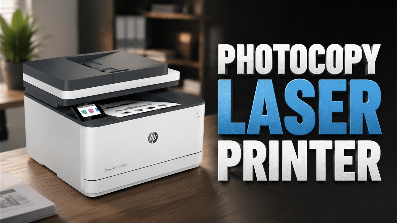 Video thumbnail: Best Photocopy Laser Printer 2026: Top 7 All-in-One Laser Printers for Home & Office