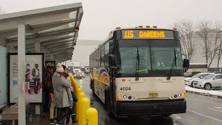 ᴴᴰ⁶⁰ Front POV: NJT Route 115 Rahway to New York via Jersey Gardens onboard a 2015 MCI D4500CTH