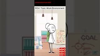 Toxic Work Environment. (Meme Animation) #shorts #manager #funny Ac @faithbryant6770
