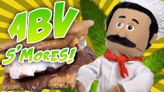 ABV Weed Recipes - How to Make ABV Peanut Butter Smores