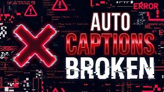 Fix Auto Captions Not Working And Broken Subtitles Error In 2026
