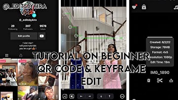 Beginner Keyframe & Qr Code tutorial || video star pro