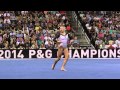 Kyla Ross - Floor - 2014 P&G Championships - Sr. Women Day 2