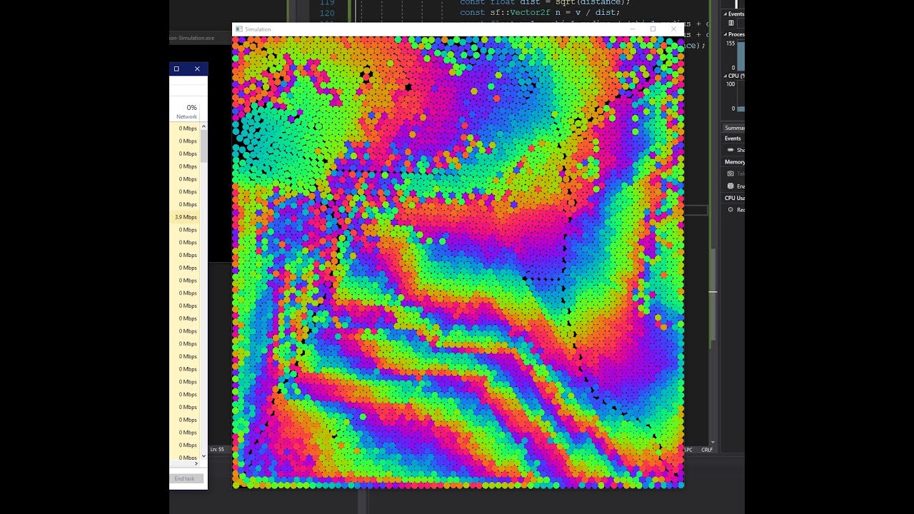particle engine test (4000 particles) - YouTube