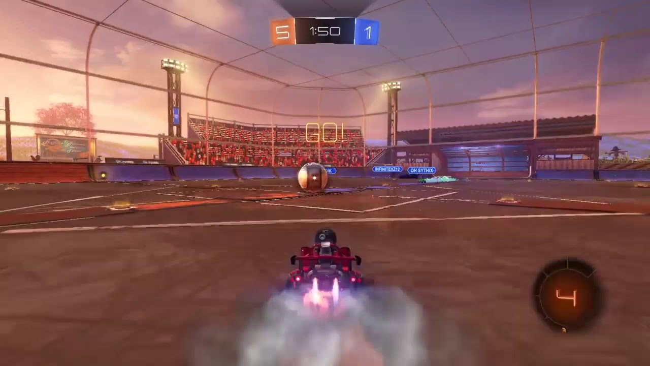 Playing rocket league warming up for a tourment YouTube